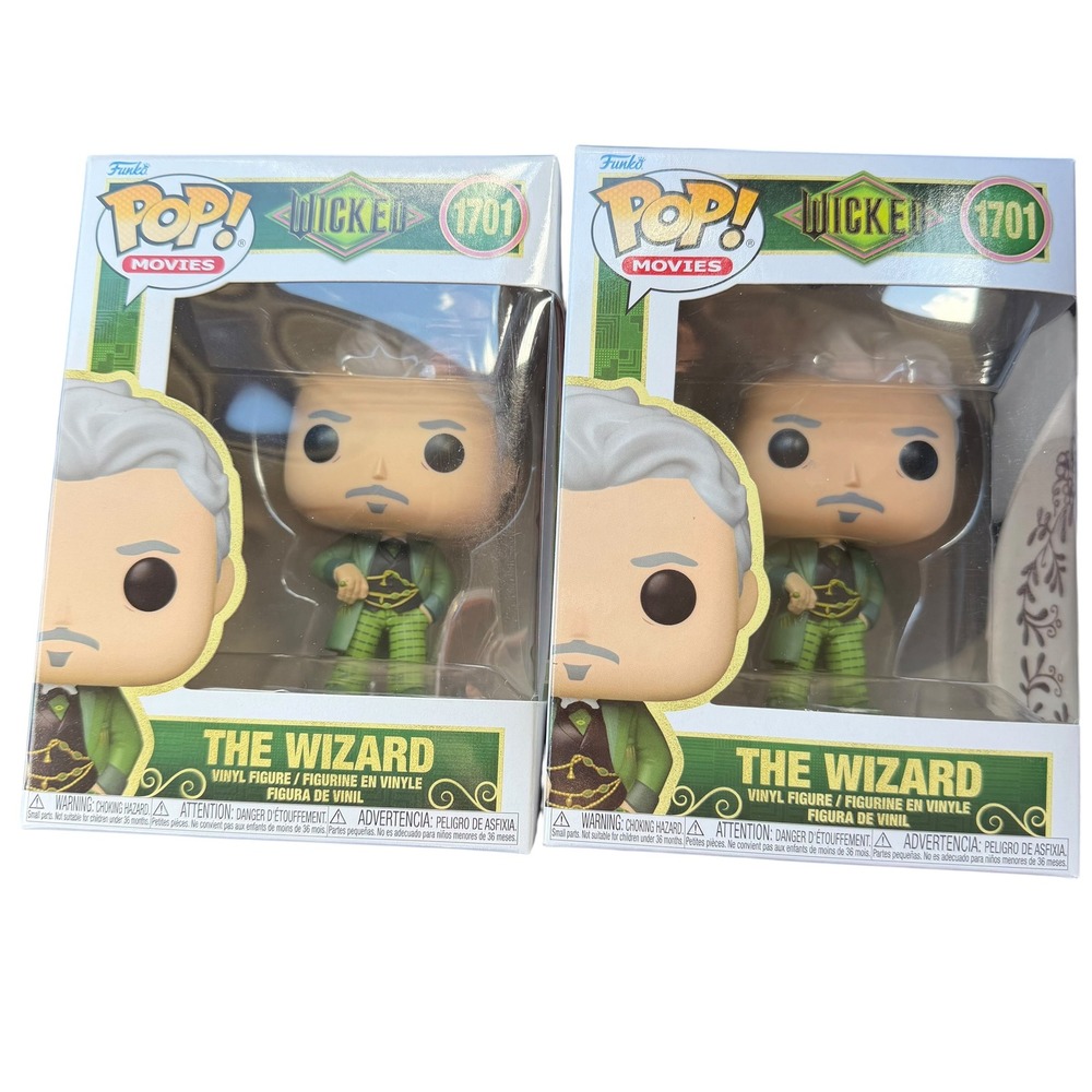 Funko Pop Movies Wicked The Wizard 1701 Vinyl Figure (Set of 2 )Broadway New OS
